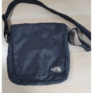 The North Face Crossbody Bag Shoulder Black Crossbody Compartments Vtg Y2K